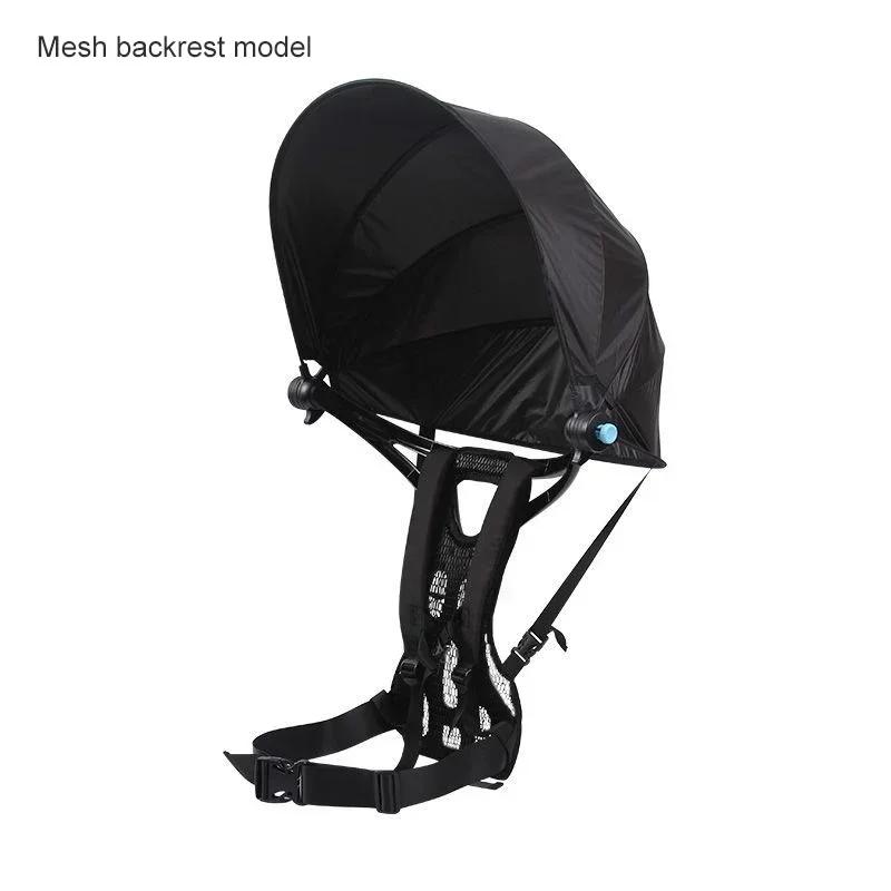 

Складной зонт для путешествий Hands-Free с защитой от ультрафиолета, солнцезащитный козырек, рюкзак для походов на открытом воздухе, альпинизма, походов, зонтов Aluminum&8K