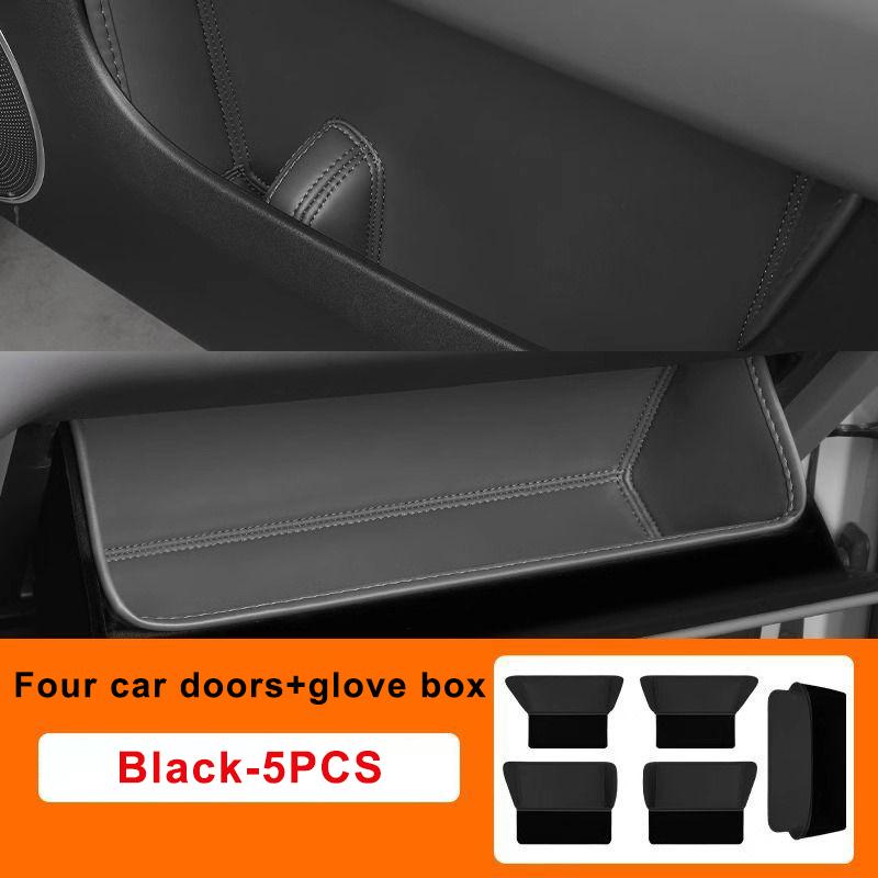 For Geely Geome Xingyuan 2026 2026 Car Door Slot Organizer Box Leather Glove Box Storage Groove Pad Interior Accessories