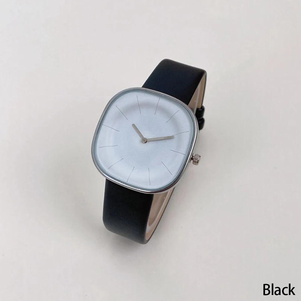 

Модные женские часы Женские часы Бренд Спортивный стиль Кожаные часы Женские Девушки Женские Кварцевые Наручные часы Montre Femme чёрный