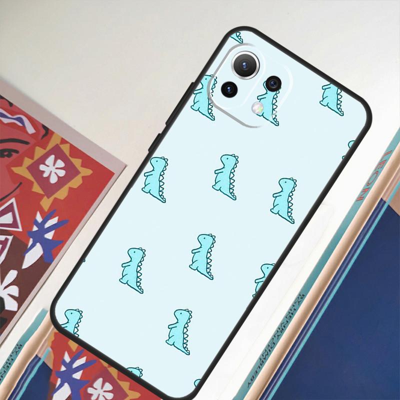Cute Dino Aesthetic Dinosaur For Xiaomi 11T 12T 13 Pro 12 11 Lite Phone Case For POCO F5 X5 Pro F4 X4 GT F3 M5 X3 Pro