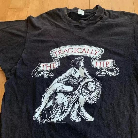 1991 The Tragically Hip Мировой тур Коллекция Черный Все размеры OM741 Унисекс Футболка XL