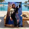 Michael Jackson Performance Stilvolles Digitaldruck Strandtuch Schnelltrocknend Saugfähige Decke für Strand Pool Fitnessstudio Reisen
