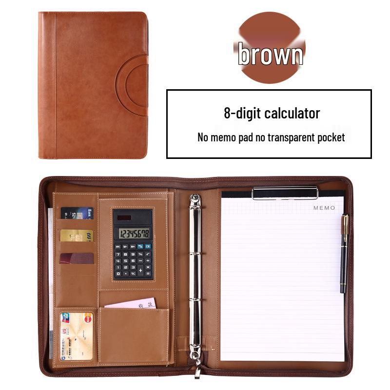 Manufacturer A4 Manager Zippered Business Ring Binder & Clipboard