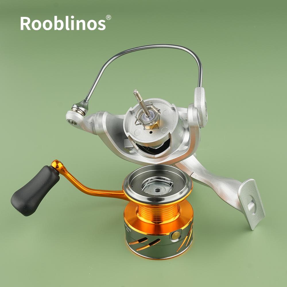 Robnos TC 5.2:1 6BB Hand Aluminum Alloy Spinning Reel Cast Reel 2000-7000 Series 2000