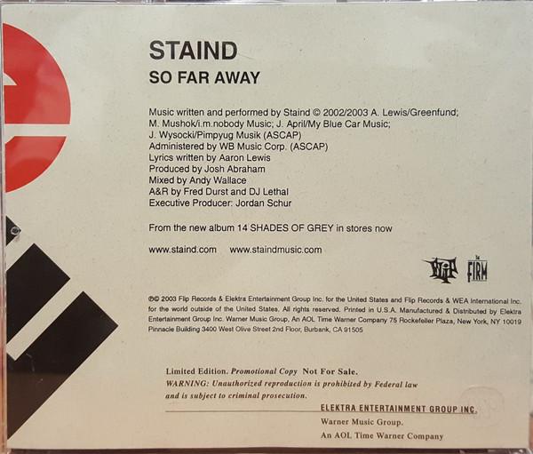 CD STAIND  So Far Away PRCD1906 Elektra 2003 US Rock Б/у
