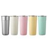 OLOEY Striped Insulated Straw Cup