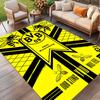 Borussia Dortmund Print Rug, Washable Floor Carpet, For Entryway Dorm Laundry Room Office Study, Home Decor Birthday Christmas Gift