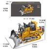 1:24 Alloy Remote Control Excavator & Bulldozer Toy Truck for Kids