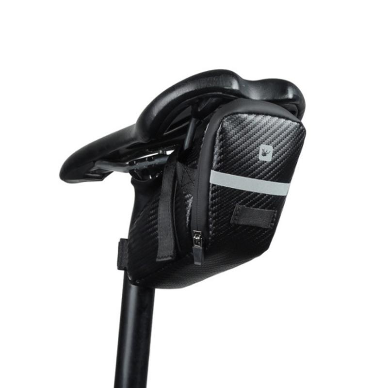 

Сумка на велосипедное сиденье, водонепроницаемая седельная сумка для хранения велосипеда, задняя сумка для велосипедного хвоста, аксессуары для велосипеда углеродного волокна черного