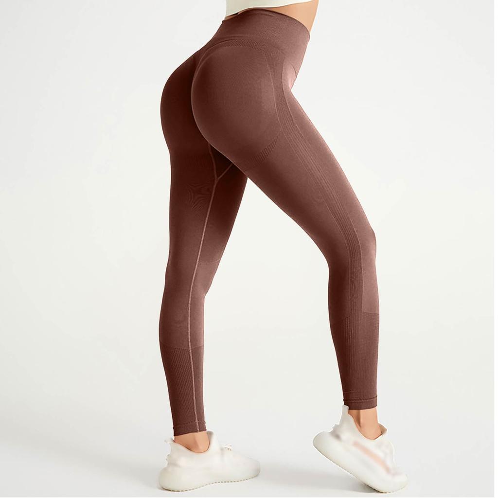 Women's Casual Seamless Hip Lifting Fitness Pants With Tight Fit And High Waist, Seach Hip Yoga Pants