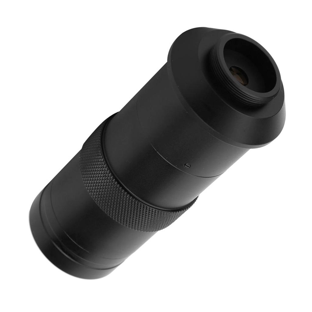 CCD Industrial Microscope Camera 8X 100X C Mount Lens 25mm Zoom Adjustable Magnification