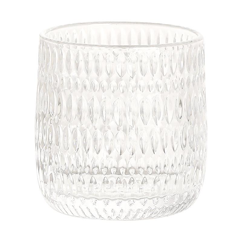 Retro Embossed Whiskey Glass - Luxury Beer Mug & High-End Liquor Glass