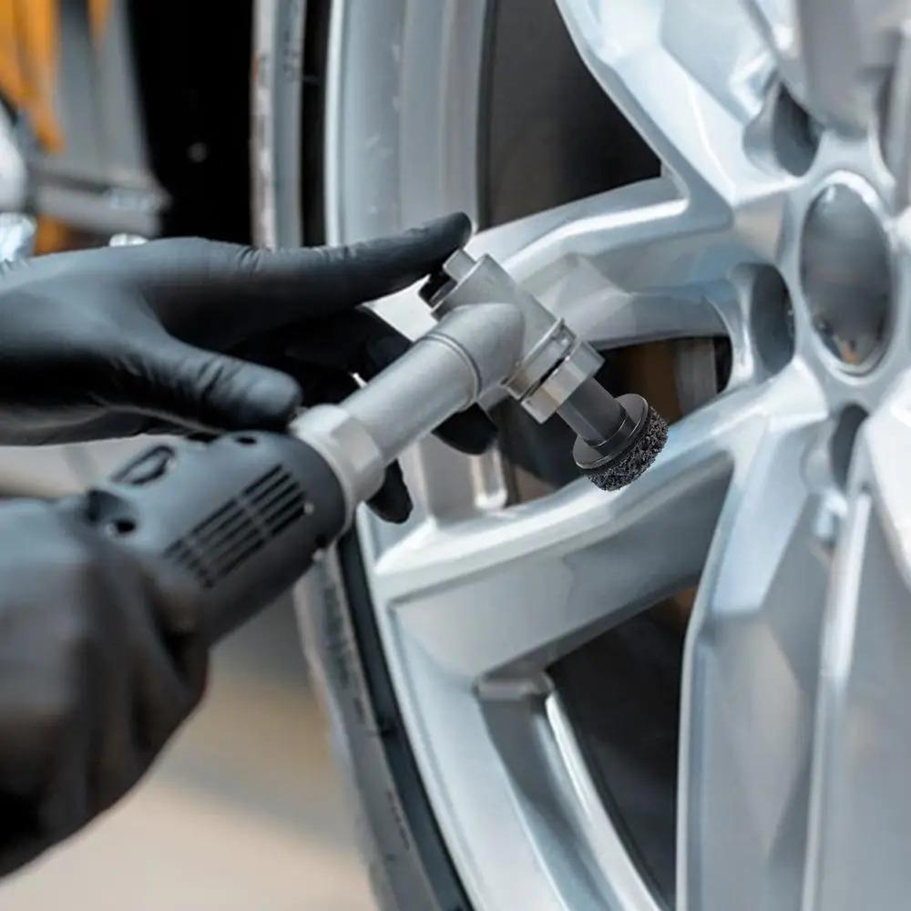 Schleifwerkzeug für Radnaben im Automobilbereich Bremsenreiniger-Kit Rostentferner Polierwerkzeug Stahlring-Reparaturwerkzeug