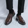 Fashion Men 2025 Fashion Loafers Shoes  New Comfy Mens Soft Sole Leather High Quality Style Men Business Thick Bottom Oxford Work Shoes