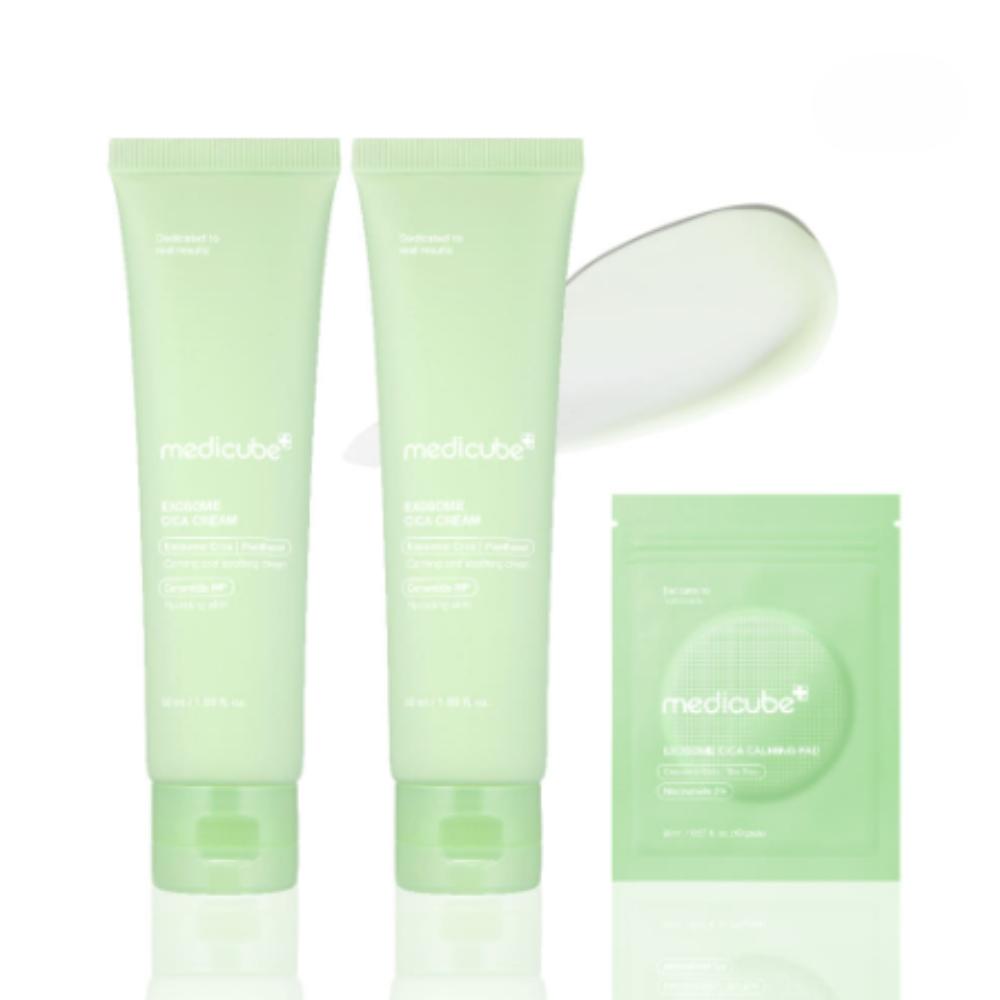 

Medicube Exosome Cica Soothing Cream 50ml × 2 Low-Irritation Moisture Care for Trouble & Texture