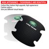 4P/Set Car Door Handle Anti-scratch Sticker Carbon Fibre for Land Rover Range Rover Defender Freelander Discovery 1 2 3 Evoque Rover L322 L405