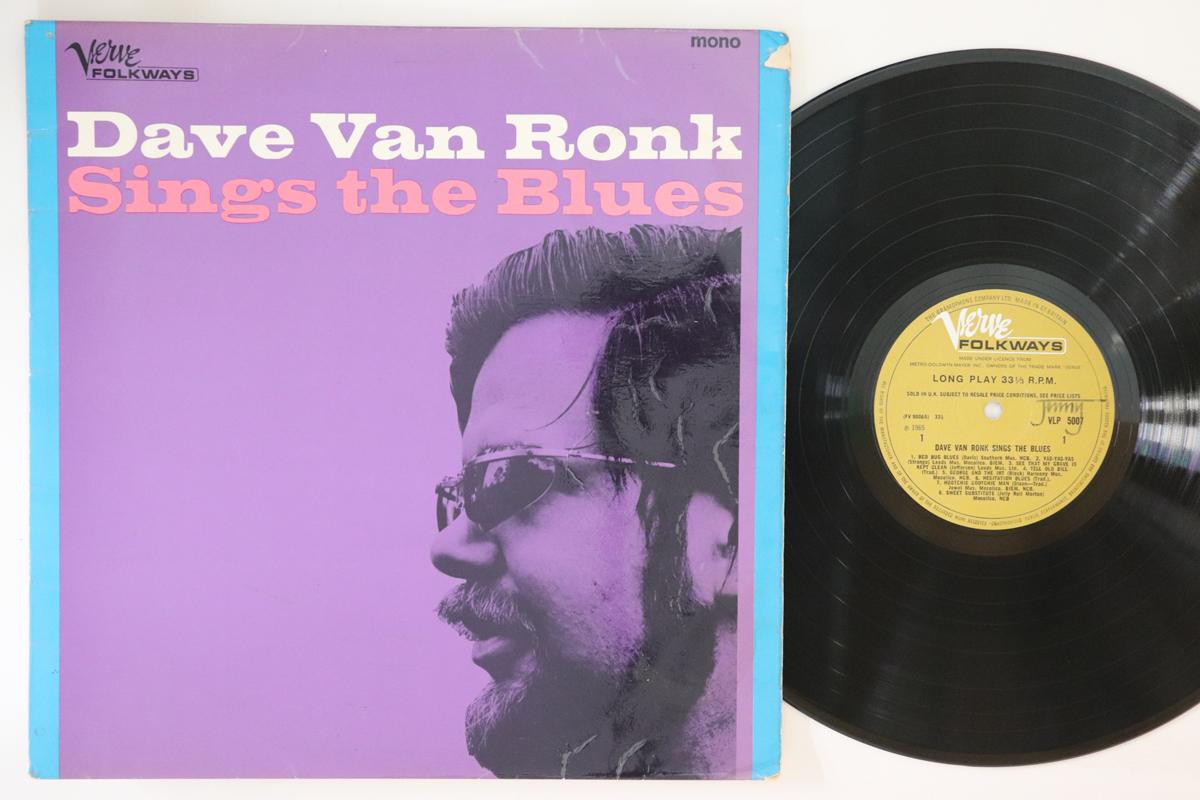 

LP Record DAVE VAN RONK - Dave Van Ronk Sings The Blues VLP5007 VERVE FOLKWAYS 1965 UK Folk Used
