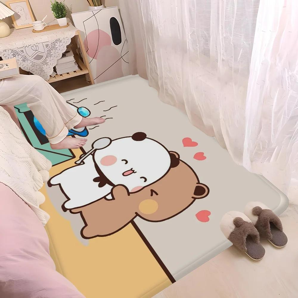 Bubu Dudu Bear Floor Mat Retro Multiple Choice Living Room Kitchen Rug Non-Slip Modern Home Decor