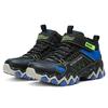 Skechers Kids Fashion Trend Non-Slip Wear-Resistant Warm High-Top Boots Kids boots Black Blue Yellow 406415L-BBLM