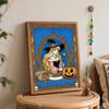 Disney Aurora Princess Witch Pumpkin Oil Paint Hand Painting Art Kit. Home Decor Gift