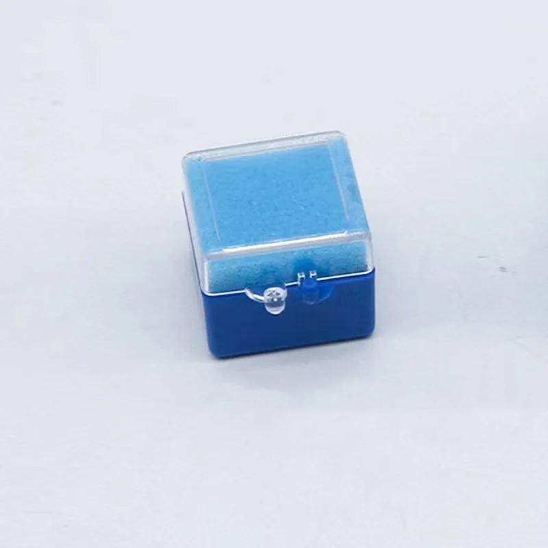 

Прочный и безопасный Nigf 50 шт. Коробка для хранения зубных протезов Коробка для хранения зубных имплантатов Пластиковая коробка для зубов с губкой Инструменты для чистки зубов Стоматологические материалы