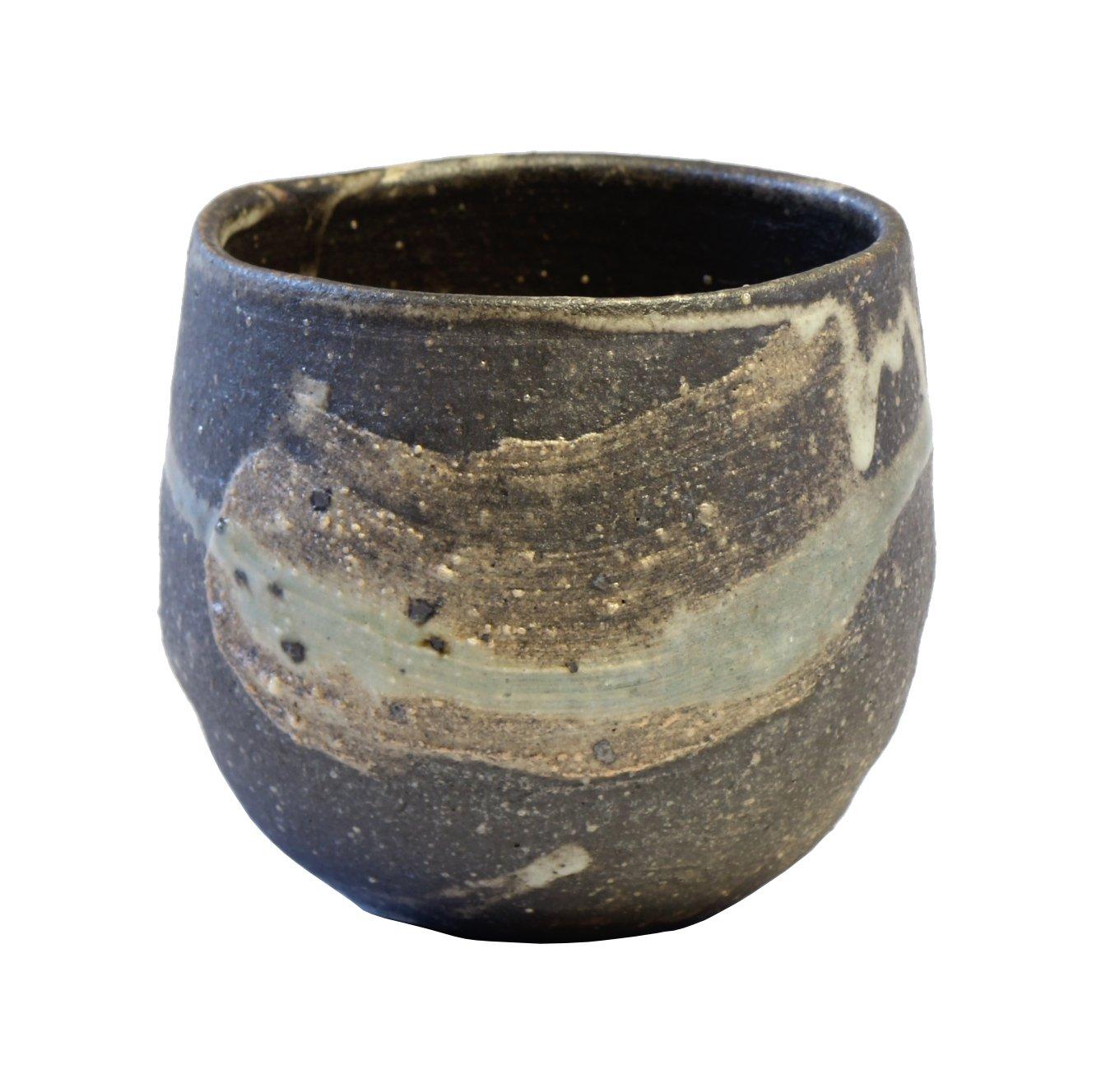 Tori Makigumo Shochu Cup  Shigaraki Ware  W919-12