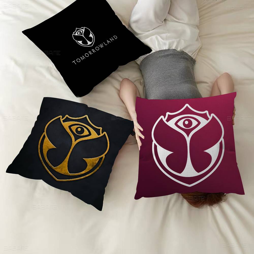 TOMORROWLAND Music Cushion Cover Polyester Sofa Cushions Decorative Throw Pillows Home Decoration Pillowcover