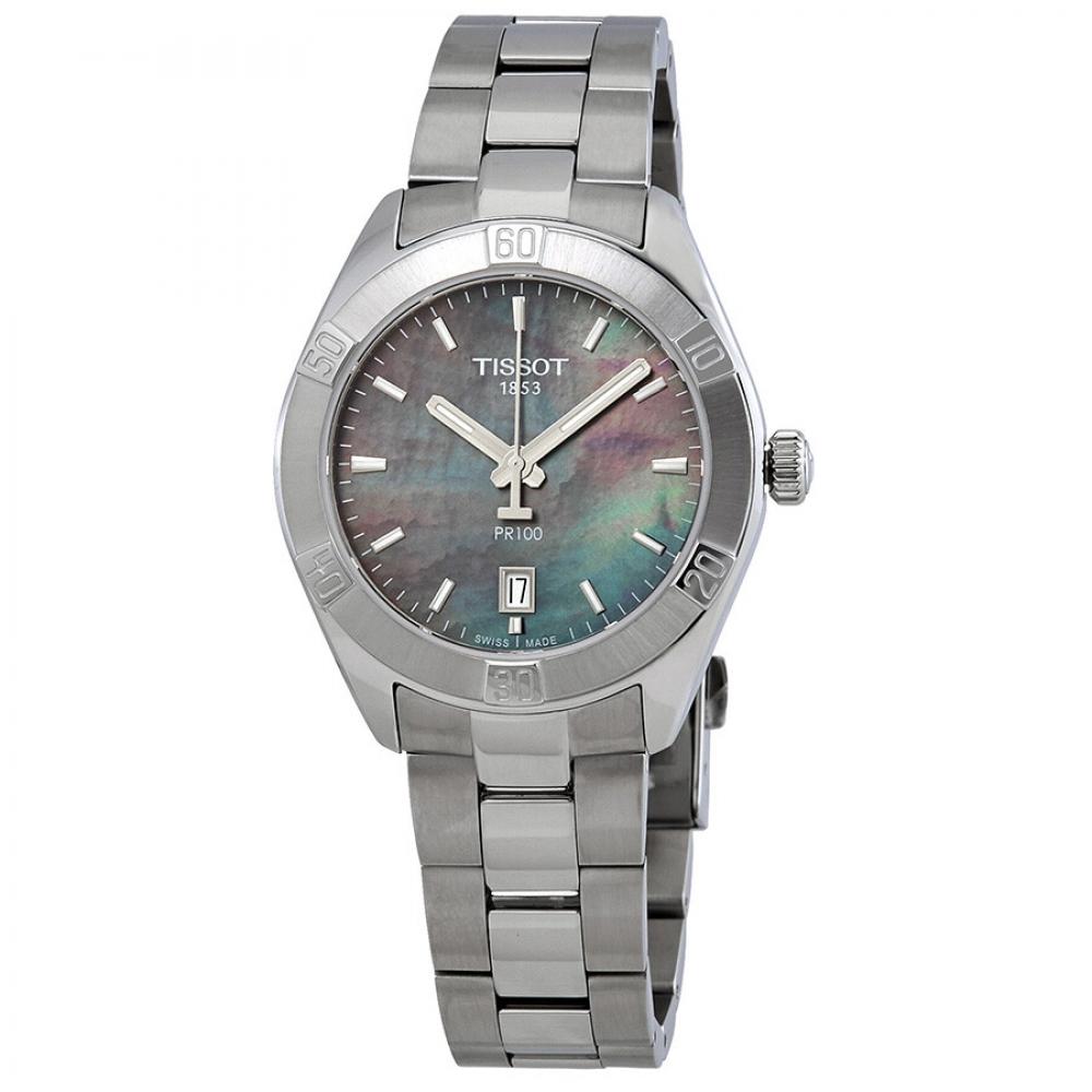 

Tissot Pr 100 Sport Chic Black Mother Of Pearl Dial Ladies Watch T101.910.11.121.00