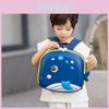 Adorable Whale Design Eva Hard Shell Backpack For Kids With Lightweight Features