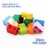 MOC Big Size Building Blocks Bricks Slope Windows Door Car Flower Plant Thick Large Bulk Part Compatible Kid Creative Gift Toys