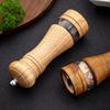 6 Inch Manual Salt Pepper Grinder Adjustable Particle Size Spice Salt Grinder  Restaurant