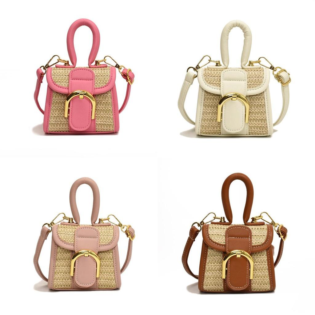 Trendy Korean Style Colorblock Mini Crossbody Bag For Kids Lightweight And Chic