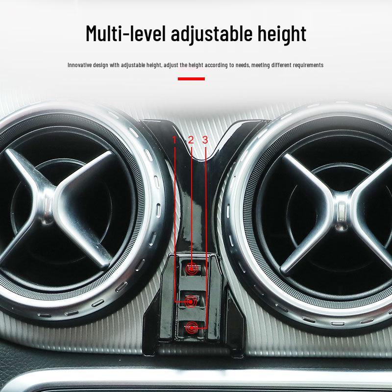 Wireless Charging Phone Holder for Mercedes-Benz 15-19 GLA/13-19 CLA, Navigation Compatible