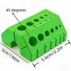 Portable 45° 90° Drill Guide with Numerical Scale Plastic Angle Drilling Guide for Multiple Hole Sizes Drill Holder Tool