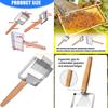 Beeskeeping Tools Cutter Uncapping Scraper Bees Hives Honeycomb Scraper Equipment Wooden Handle Uncapping Fork Shovel Top Sale
