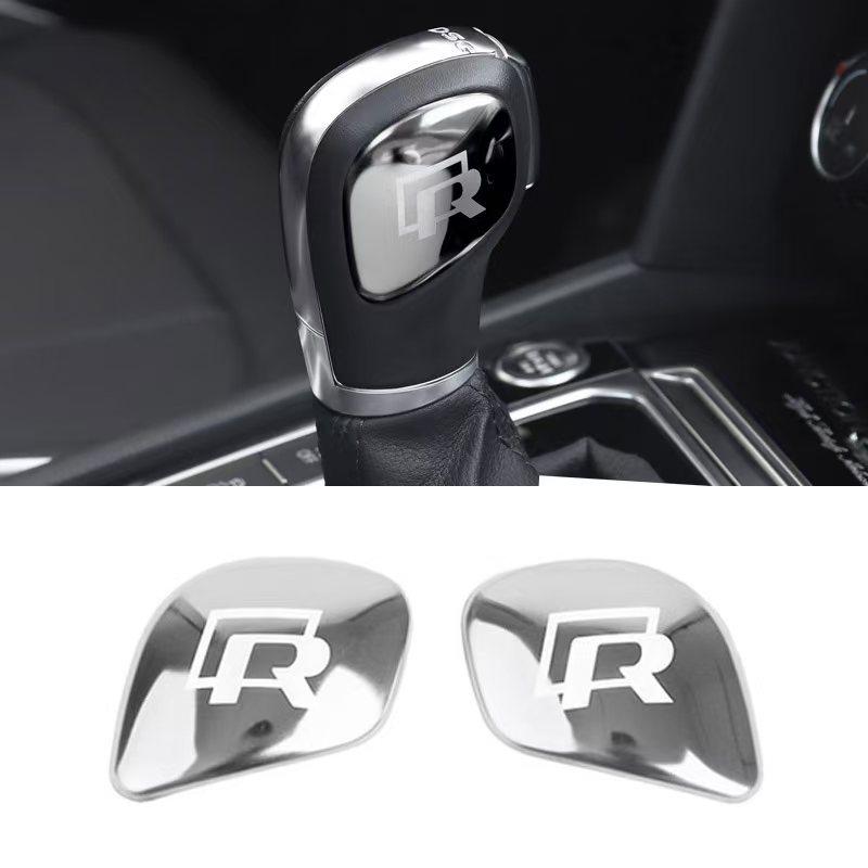 Wer5Pegatinas para Palanca de Cambios de Caja de Cambios de Coche Manija de Palanca de Cambios Para VW Volkswagen POLO CC Golf 7 6 Passat B6 Jetta Pegatina BUXGPDT-R