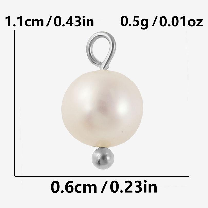 2pcs Irregular Round Three-Dimensional Real Shell Pearl Charm For Jewelry Making Supplies Handmade Sea Beach Accessories Pendant