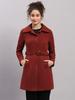 Women Collar Full Sleeve Coat