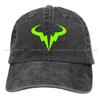 Green Baseball Cap Unisex Hats Women Visor Protection Snapback Rafael Nadal Caps