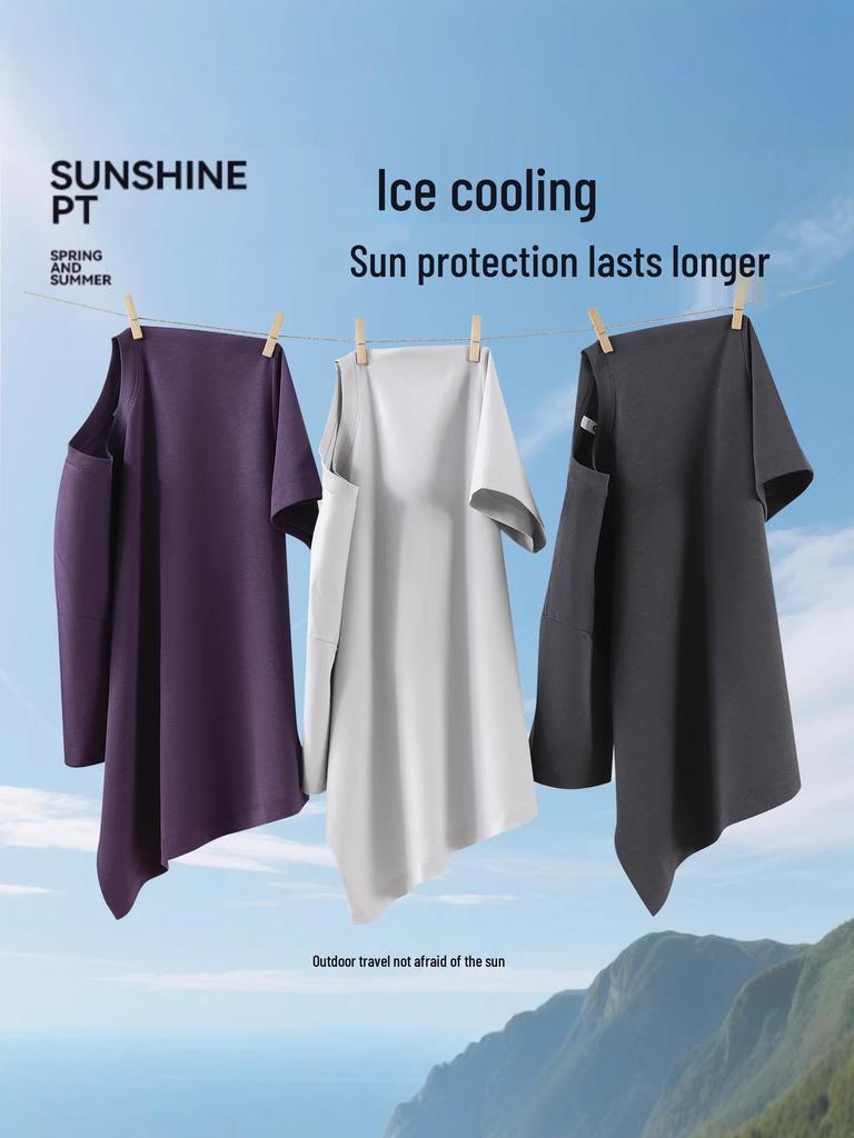 2026 Summer Lyocell Roman Cool Unisex Casual Solid Color Short Sleeve T-shirt