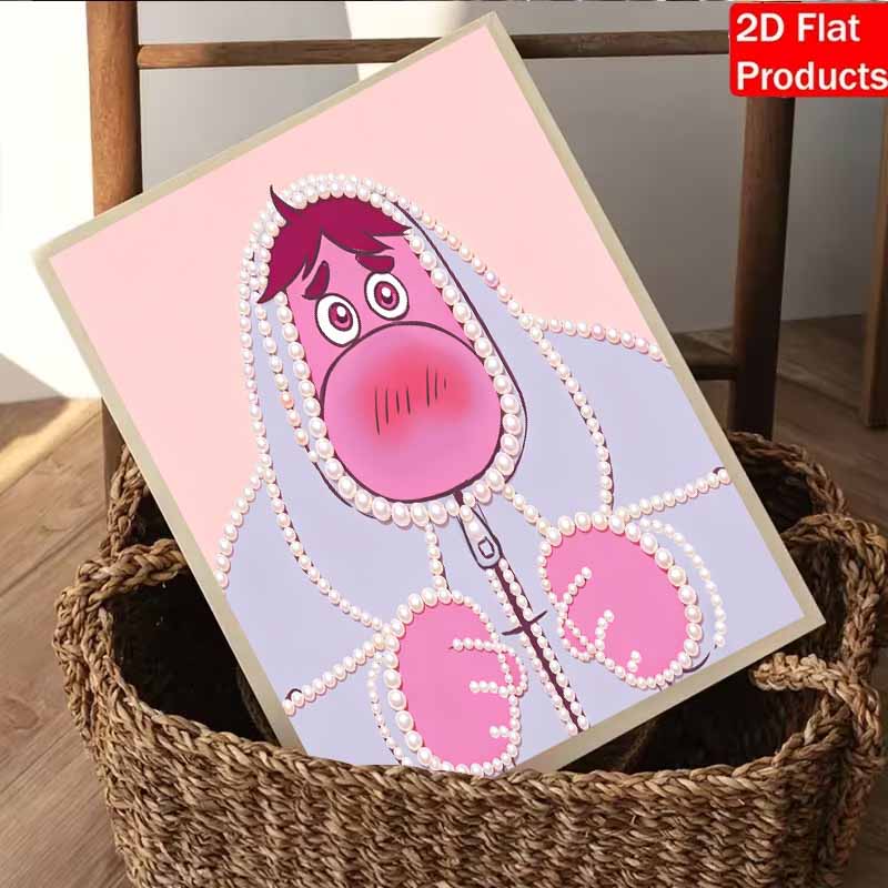 Disney Pearl Painting Inside Out Mumu Art Kit Adult Beginner Home Wall Decor Special Shape