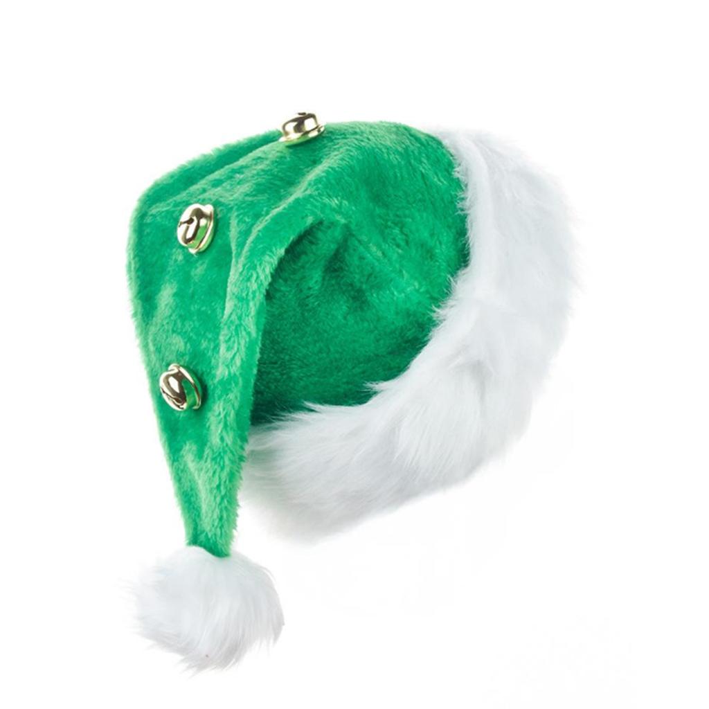 Christmas Decorations: Winter Plush Christmas Hats With Bells