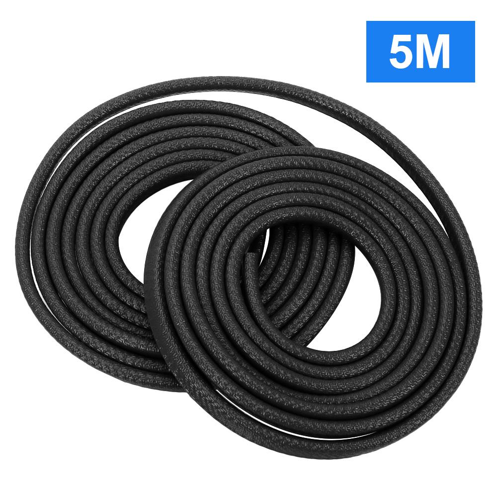 

5/10 м резиновые полоски герметик капота хром двери багажника защитные универсальные автомобильные аксессуары для защиты кромок дверей