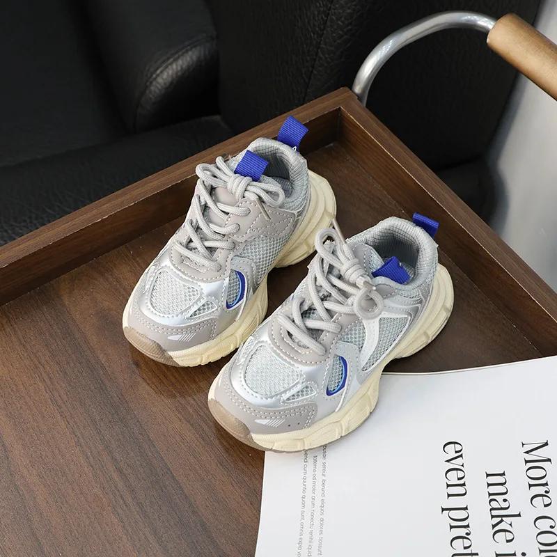 Детские баскетбольные кроссовки Простые универсальные спортивные кроссовки для мальчиков — фото 3