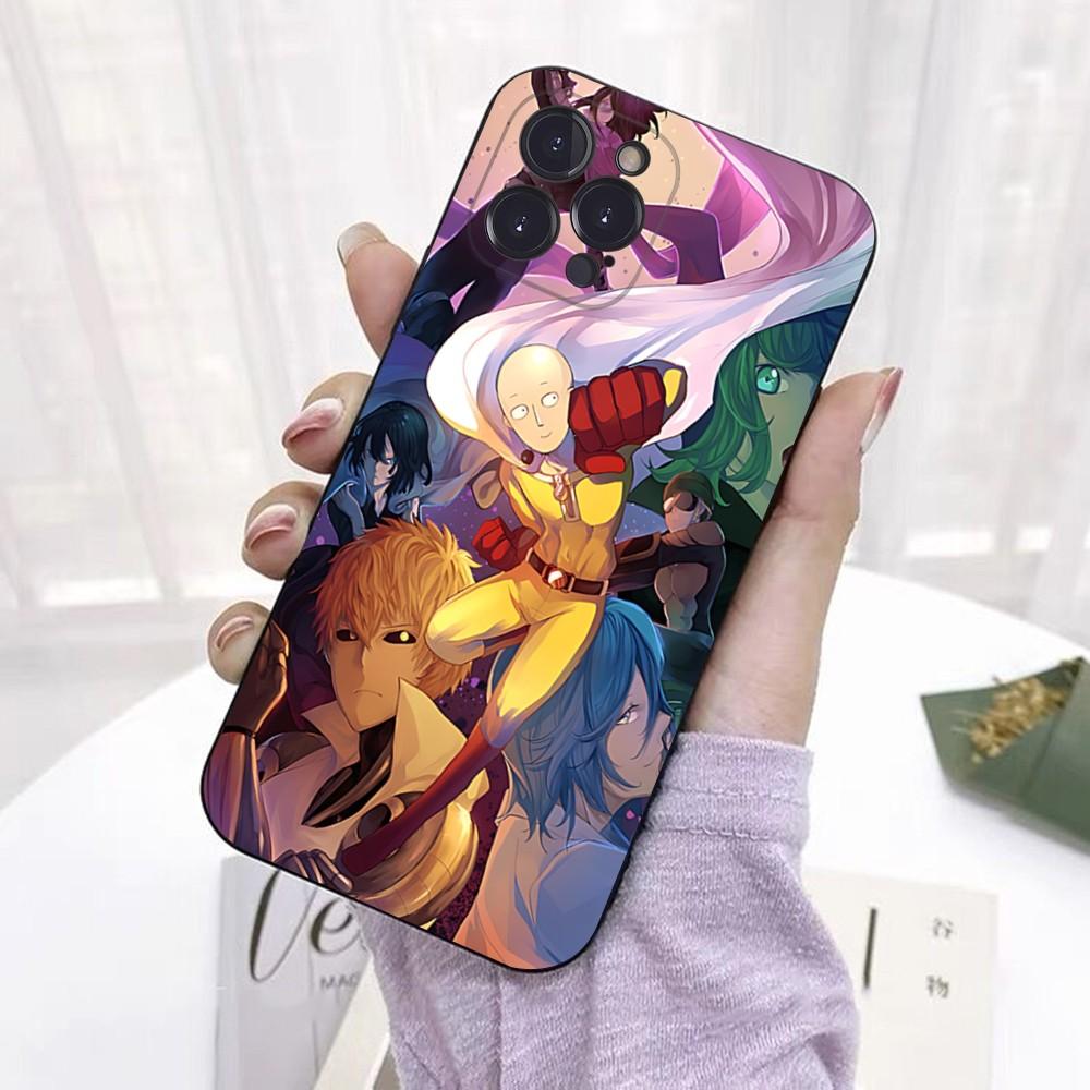 One Punch Man Phone Case For IPhone 16 15 14 11 12 13 Mini Pro XS Max Cover 6 7 8 Plus X Funda Shell
