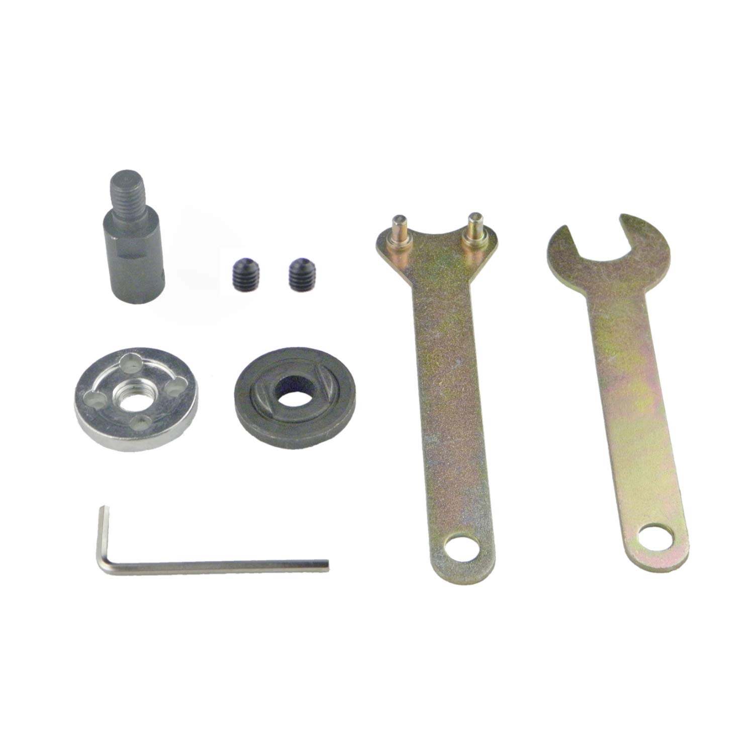 

CHANCS Multifunctional Saw Blade Connecting Rod 5mm Bushing Saw Saw Blade Kit Motor Shaft Coupler Sleeve for Angle Grinder M10-5