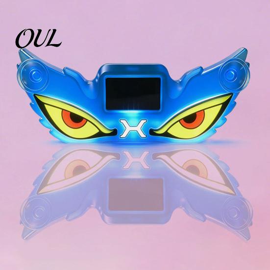 Suction Cup Mount Car Light Demon Eye Window with Cup, Solar Rechargeable Devil Warning Lamp, LED Windshield Lamp for Auto, SUVs, Trucks USB