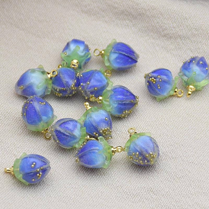 5Pcs Strawberry Resin Charms Cute Mini Pendant For Diy Earrings Necklace Jewelry Bracelets Hairpin Jewelry Accessories