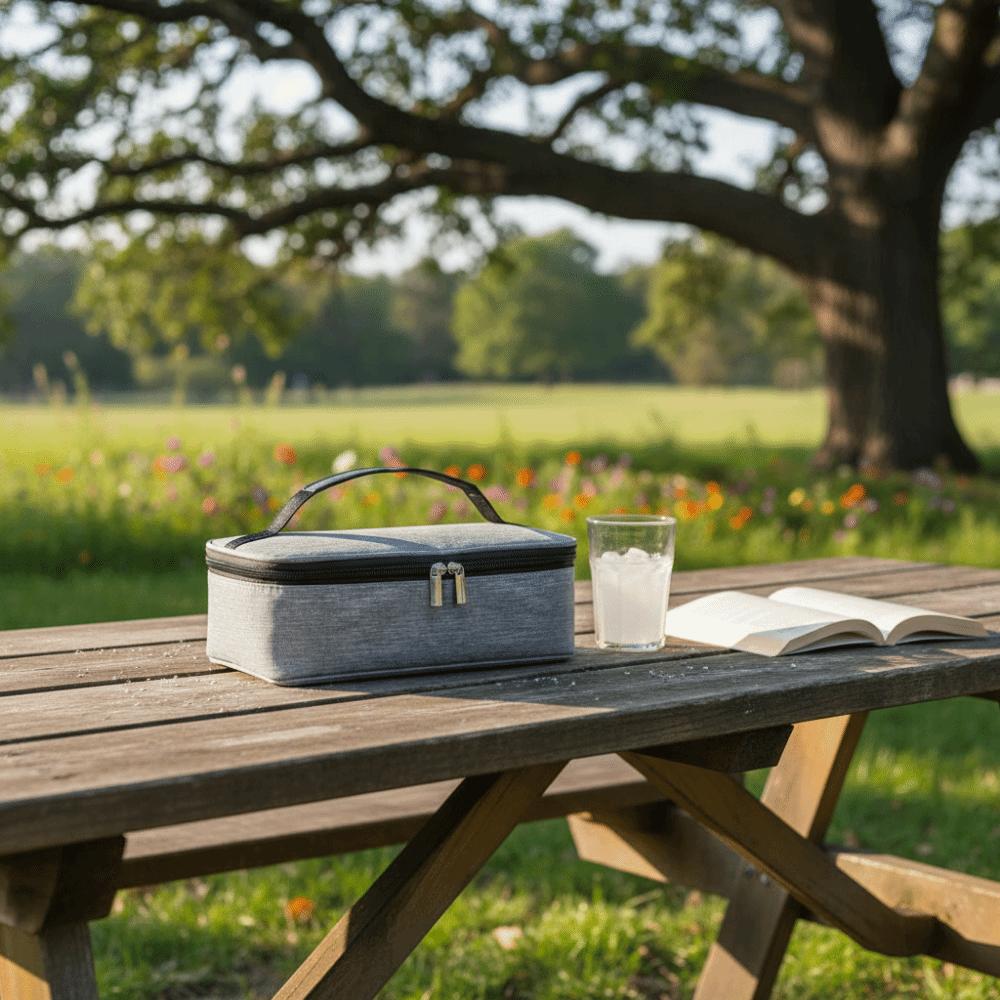 Large Capacity Portable Thermal Bag Oxford Cloth Insulated Cooler Bag Home Lunch Bag  Student Lunch