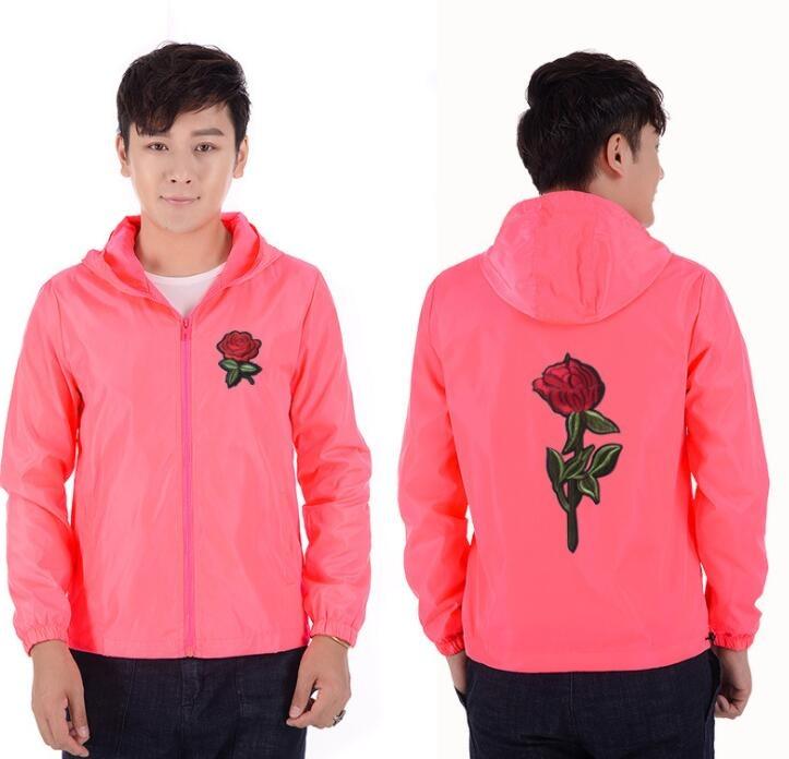 rose windbreaker men